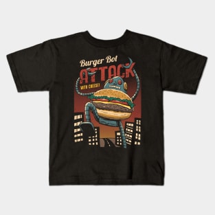 Burger Bot Kids T-Shirt